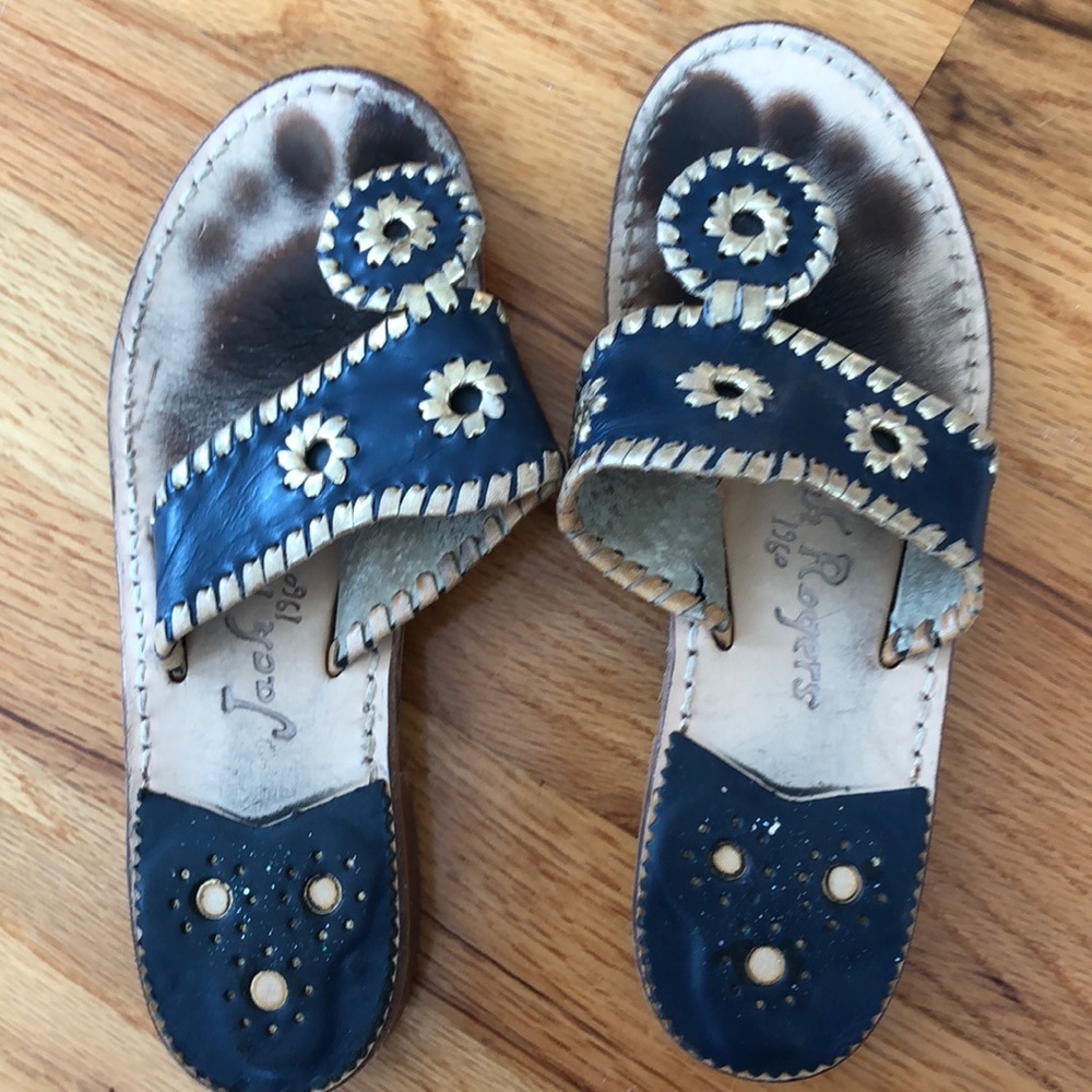 Navy blue Jack Rogers